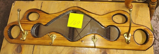 WOODEN HAT RACK -  PICK UP ONLY