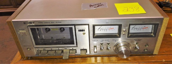 VINTAGE SONY TC-K4A STEREO CASSETTE DECK (WORKS) - PICK UP ONLY