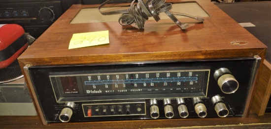 VINTAGE McINTOSH MX117 TUNER PREAMP (WORKS)- PICK UP ONLY