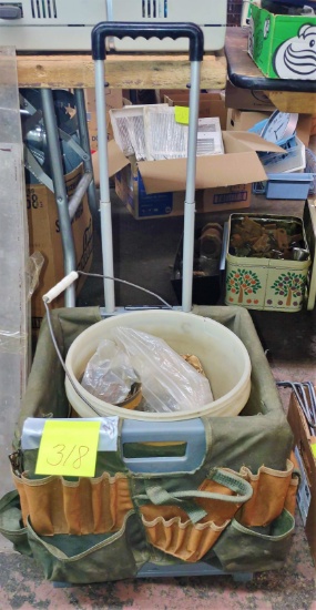 TOOL BUCKET BAG ON WHEELS - PICK UP ONLY