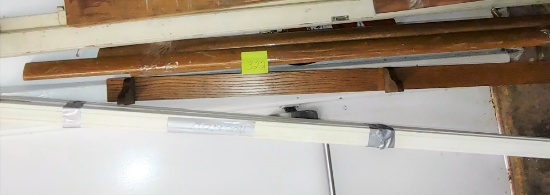 WOODEN HANDRAIL, TRIM, ETC. - PICK UP ONLY
