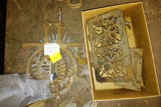 ANTIQUE CAST IRON SHAKERS FROM COAL FURNACE, ETC. - PICK UP ONLY