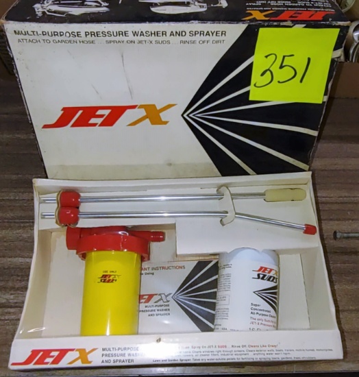 NEW JETX MULTI-PURPOSE PRESSURE WASHER & SPRAYER