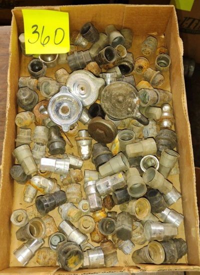 MISCELLANEOUS NUTS, LUGNUTS & CAPS - PICK UP ONLY