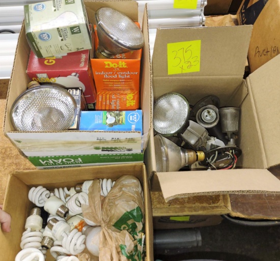 LOT OF FLOOD LIGHTS, ETC. - PICK UP ONLY