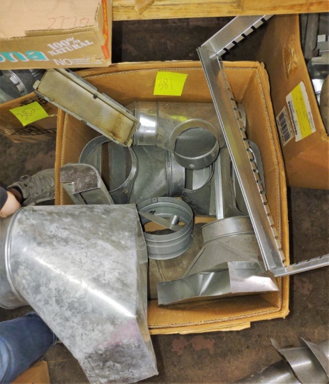 LG LOT OF NEW CONDITION FURNACE / VENT DUCT WORK PIIECES - PICK UP ONLY