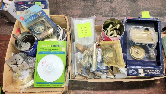 MISCELLANEOUS BATH & WINDOW HARDWARE, ETC. - PICK UP ONLY