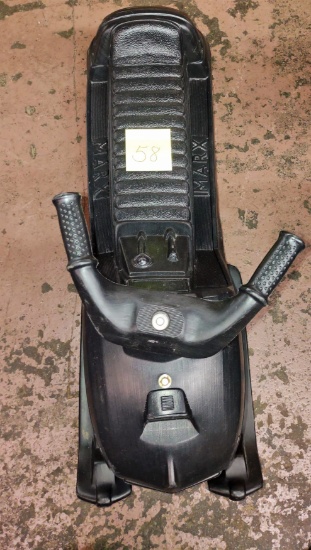 RARE 1972 VINTAGE MARX BLOW MOLD SNOW MOBILE - PICK UP ONLY
