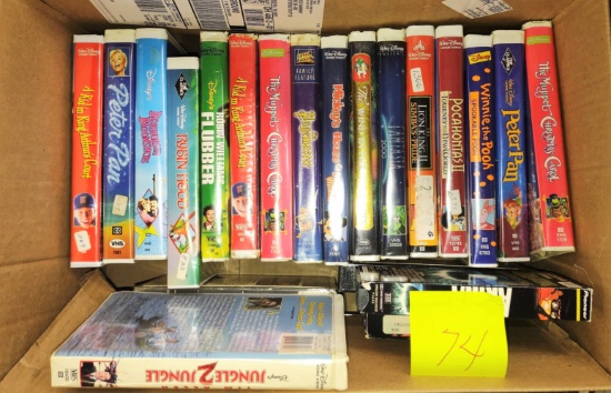 WALT DISNEY VHS MOVIES -  PICK UP ONLY