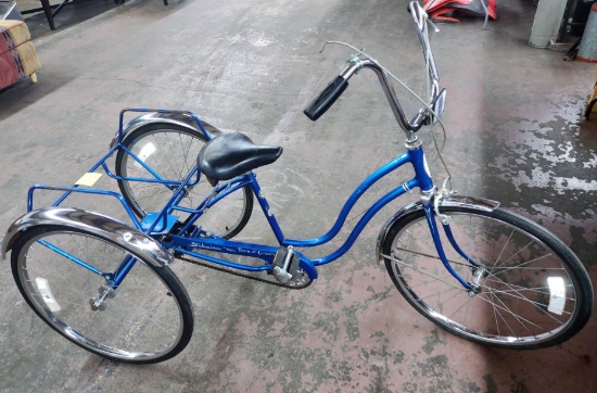 VINTAGE SCHWINN TOWN & COUNTRY TRI-WHEELER TRIKE (no basket) -  PICK UP ONLY