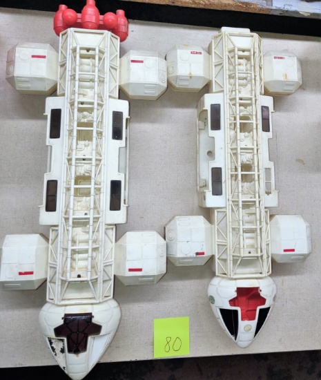 VINTAGE 1976 SPACE 1999 MATTEL EAGLE 1 SPACESHIPS "AS IS" -  PICK UP ONLY