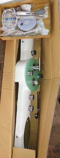 NEVER USED 55" TALL SHOWER UNIT / ACCESSORIES- PICK UP ONLY
