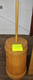 DECORATIVE WOODEN CHURN -  PICK UP ONLY