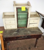 ANTIQUE WORK TABLE - PICK UP ONLY