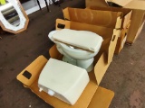 NEW TOILET (BASE & TANK ARE 2 DIFFERENT SHADES) - PICK UP ONLY