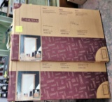 2 NEW IN BOX SAUDER MIRRORS (37.75TALL X 37.5W X 3.5DEEP) - PICK UP ONLY -