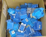 LARGE BOX OF PLASTIC ELECTRICAL BOXES - PICK UP ONLY