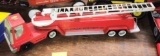 VINTAGE NYLINT PRESSED STEEL TURBO POWER LADDER FIRE TRUCK -  PICK UP ONLY