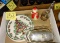 VINTAGE CHRISTMAS PLATE, BELLS, BUTTER DISH - PICK UP ONLY