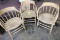 3 ANTIQUE WOODEN CHAIRS - PICK UP ONLY