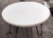 ROUND PLASTIC TABLE - PICK UP ONLY