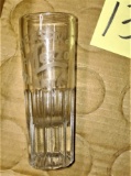 PRE-PROHIBITION ANDERSON & CO MEZZO ACID ETCHED DOSE SHOT GLASS