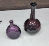 BLOWN GLASS BOTTLES - PICK UP ONLY