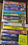 WALT DISNEY VHS MOVIES