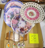 COLLECTOR PLATES, PEDISTAL DISH & SPOON RACK - PICK UP ONLY