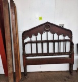 UNUSUAL ANTIQUE JENNY LIND SPOOL BED FRAME - PICK UP ONLY