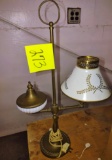 VINTAGE TOLEWARE STYLE LAMP - PICK UP ONLY