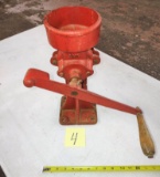 C.S. BELL CO 2 MB/MC CAST IRON HAND CRANK GRIST MILL - PICK UP ONLY