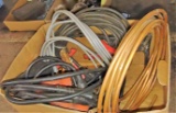 COPPER TUBING, 3 SETS OF HD JUMPER CABLES - PICK UP ONLY