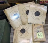 VINTAGE NRA & SEARS TARGETS with SEALED