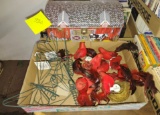 BARNYARD TIN, CRAFT BIRDS & METAL BUTTERFLIES - PICK UP ONLY