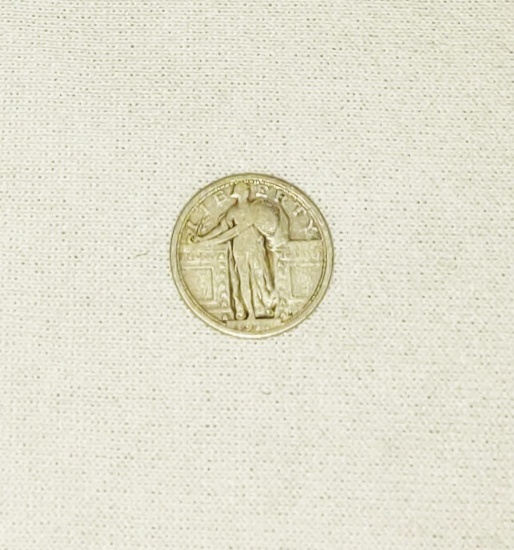 1917-P TYPE ONE STANDING LIBERTY SILVER QUARTER (FIRST YEAR ISSUE)