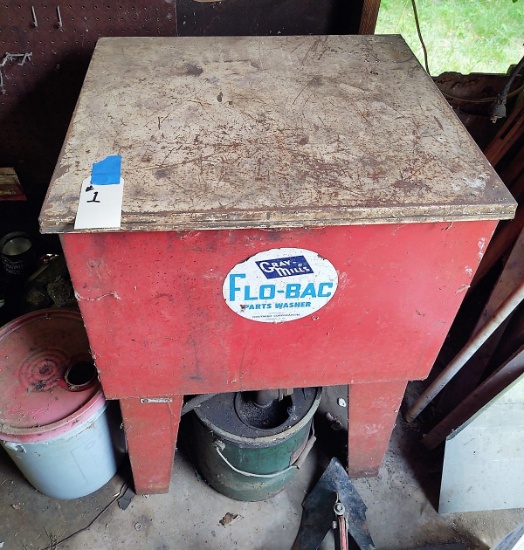 FLO-BAC PARTS WASHER - PICK UP ONLY