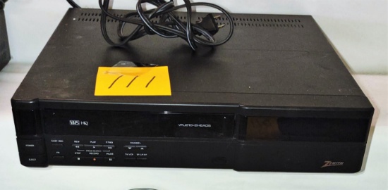ZENITH VHS PLAYER - PICK UP ONLY