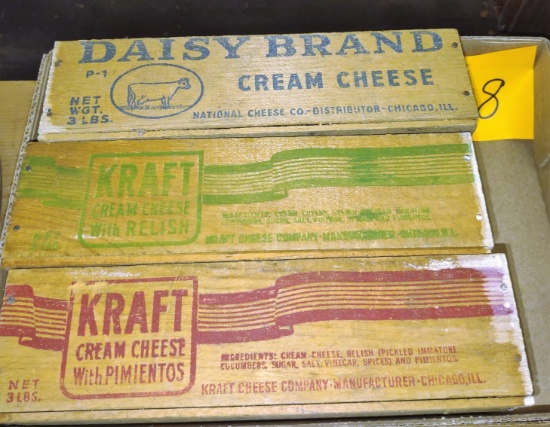VINTAGE CHEESE BOXES