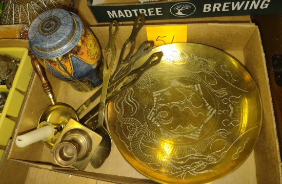 BRASS ITEMS, ETC. - PICK UP ONLY