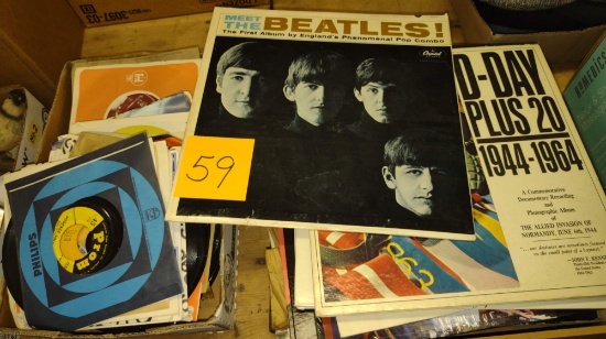 ALBUMS & 45 RECORDS - PICK UP ONLY