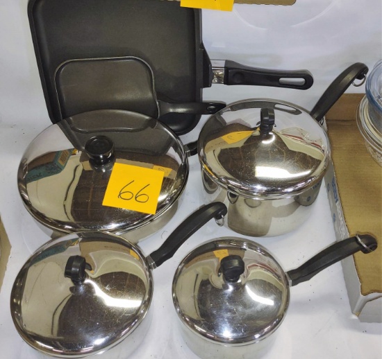 STAINLESS COOKWARE, ETC. - PICK UP ONLY