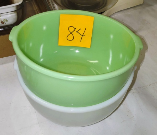 MIXING BOWLS with JADEITE - PICK UP ONLY