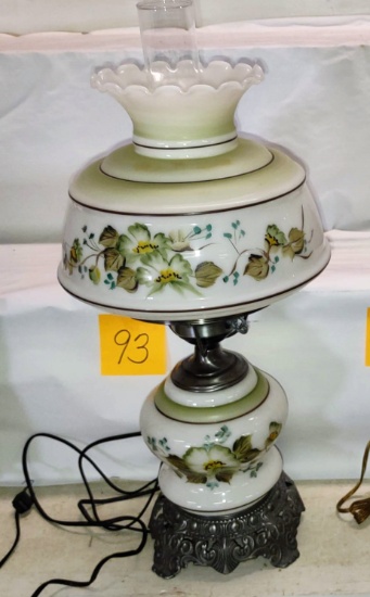 HAND DECORATED LAMP - PICK UP ONLY