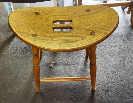 OAK STOOL - PICK UP ONLY