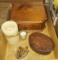 WOODEN BOXES, ETC.
