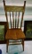 CHILD's PRESSED BACK CHAIR - PICK UP ONLY