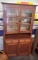 1800's PRIMITIVE FLAT-BACK CUPBOARD - PICK UP ONLY
