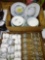 SET OF CORELLE DISHES & GLASSES -  PICK UP ONLY