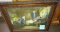 ANTIQUE FRAME with MORRIS & BENDIEN COLOR LITHO - PICK UP ONLY